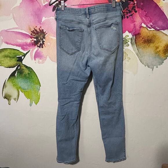Hollister Ultra High Rise Skinny Ankle Straight Leg Size W27 L27 Vintage Stretch - Picture 2 of 4